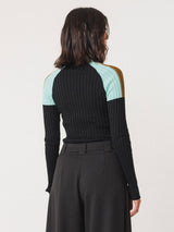 Pullover Maritza Black Gots Cotton Woman | Skfk