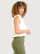 Top Namsos Canapa Bianco sporco Donna | DEDICATED