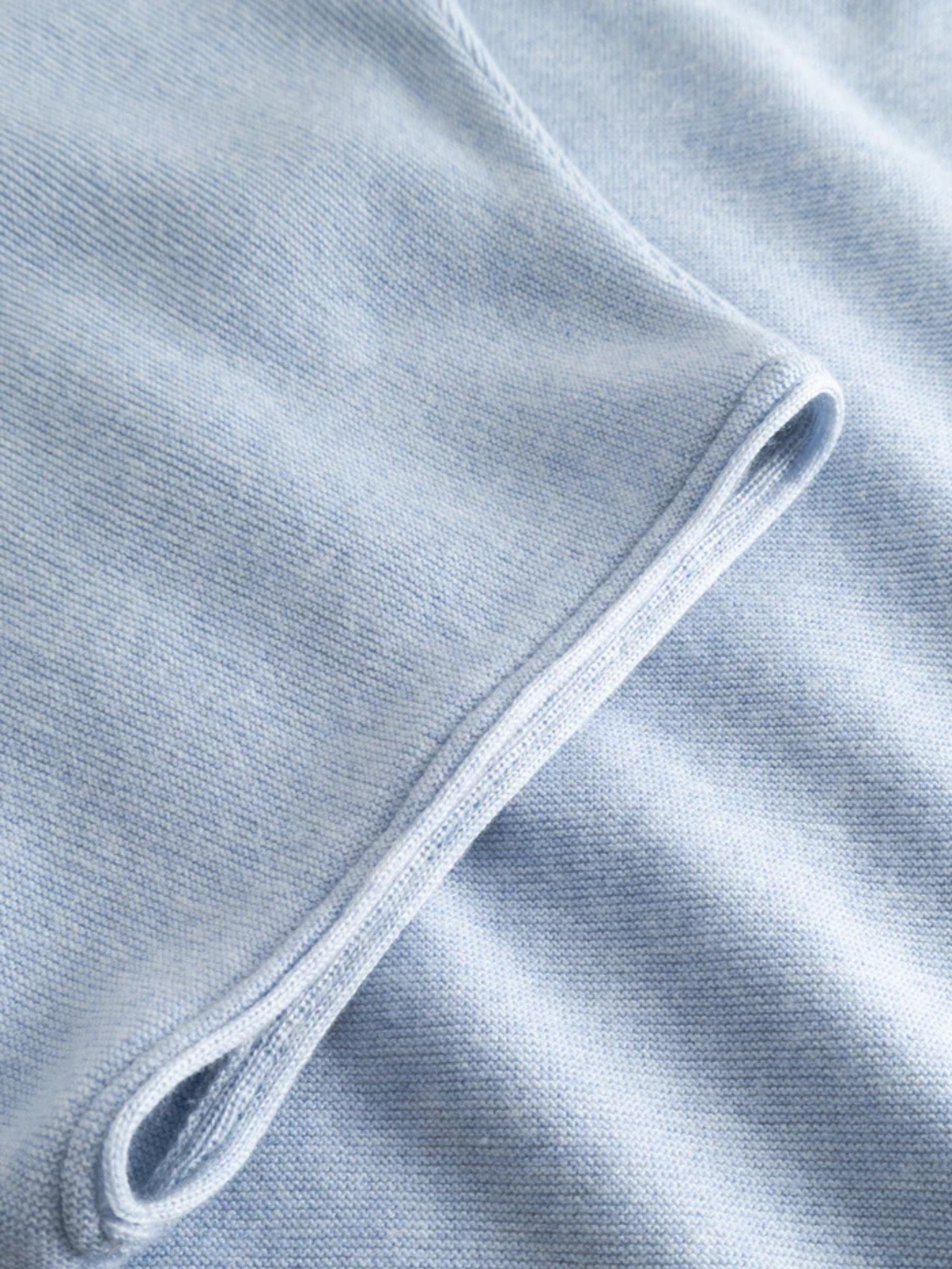 Shirt Evi Woman Azzuro Merino/Cotton | Stapf