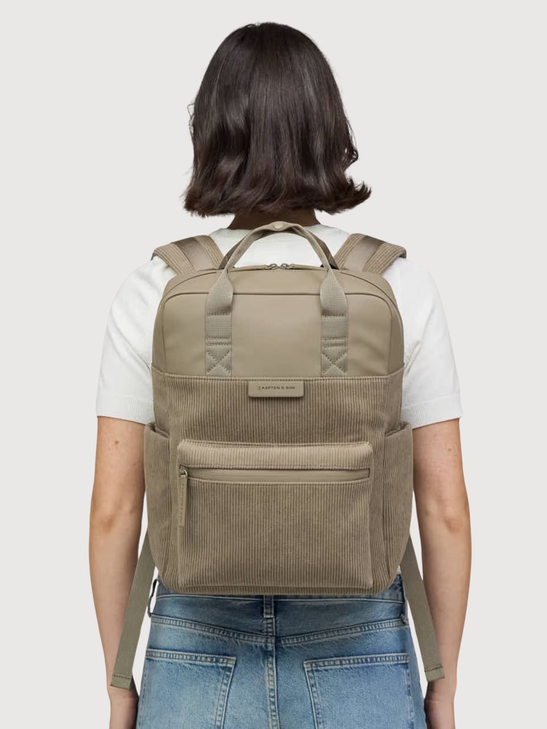 Bergen Pro Cord Rucksack Grün | Kapten & Son