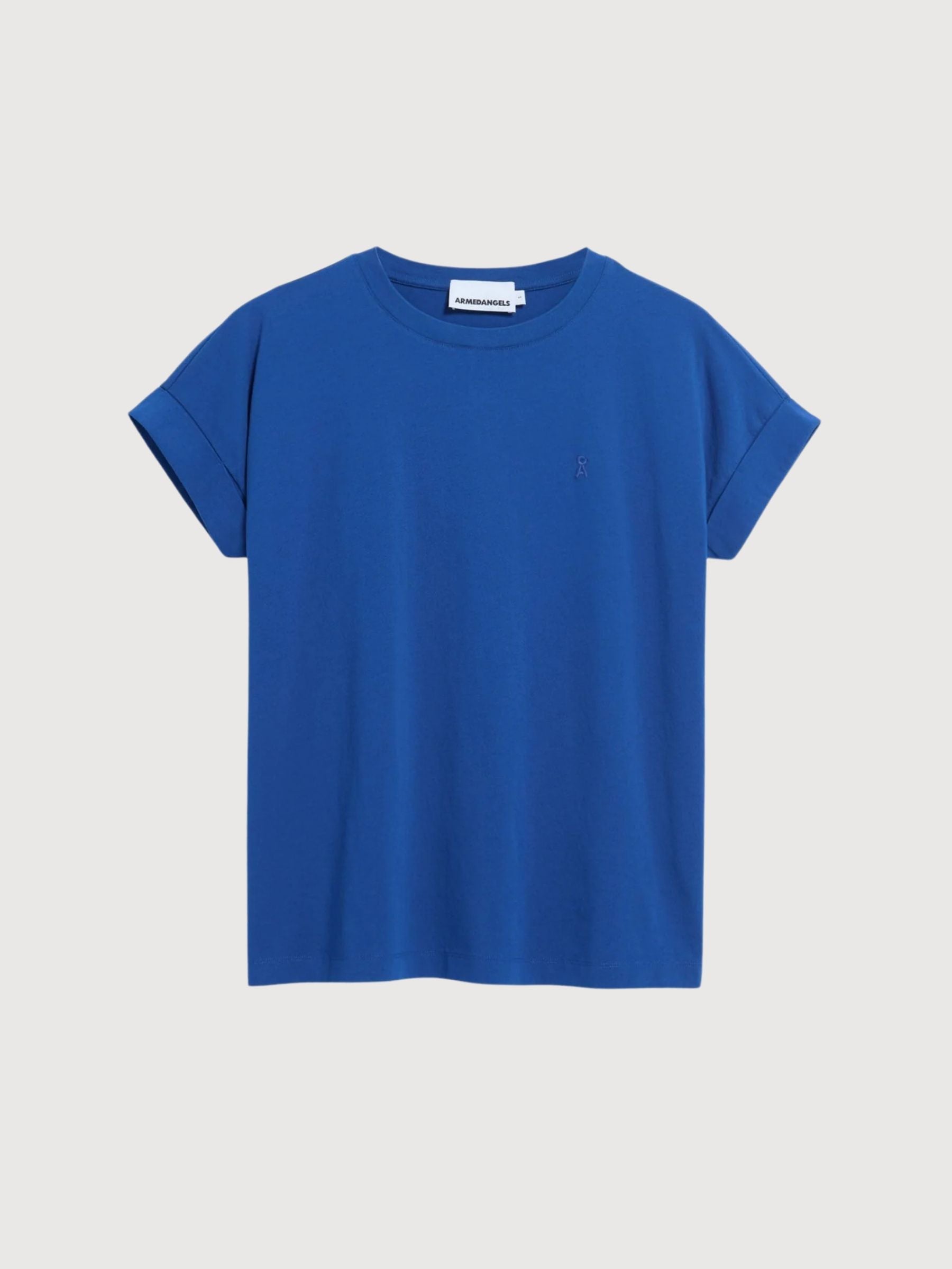 T-Shirt Idaara Stripes Dynamo Blue | Armedangels