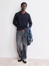 LONGSLEEVE KNIT POLOSHIRT | Armedangels