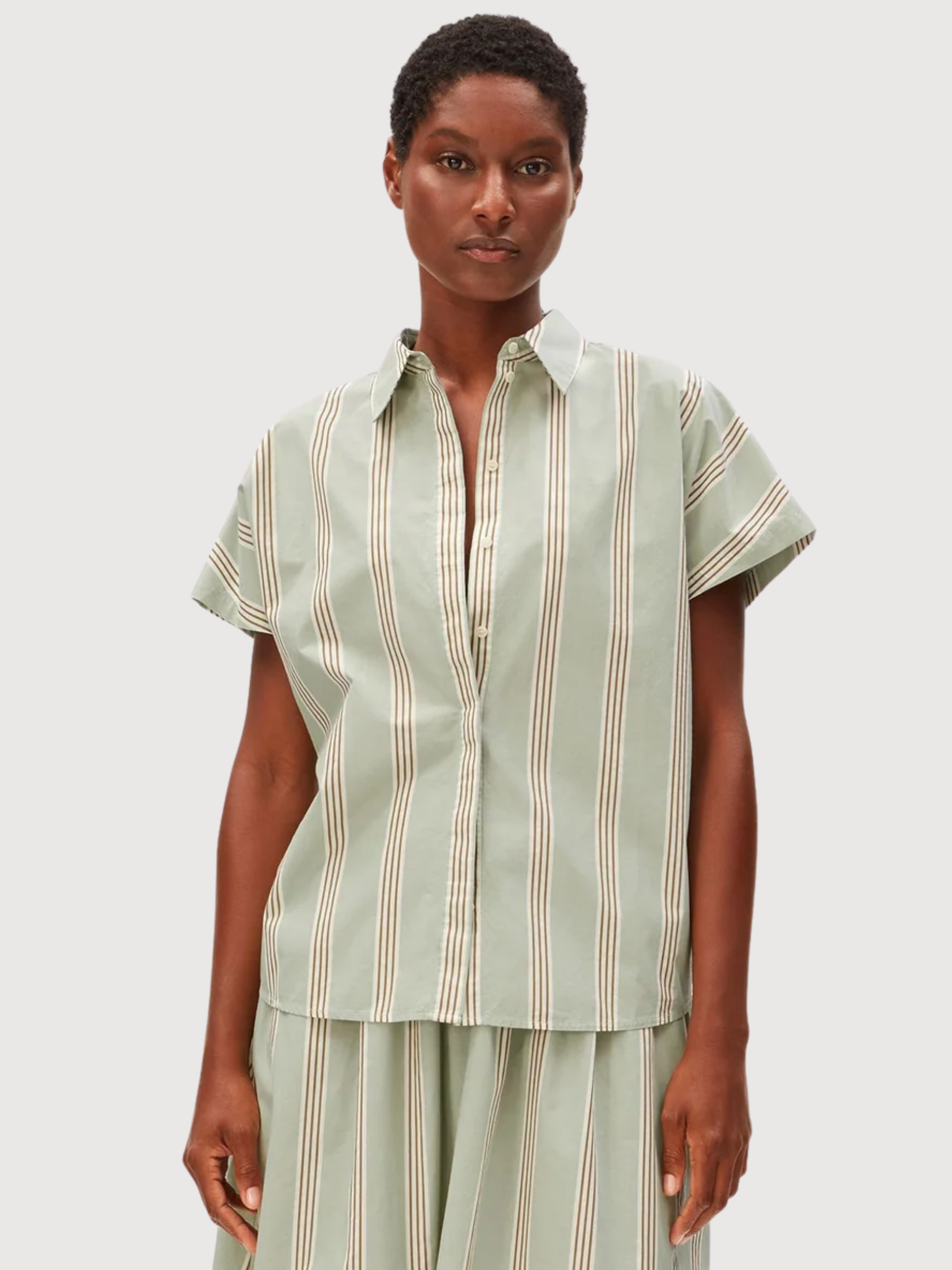 Blouse Larisaana Stripe Foam | Armedangels