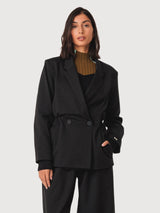 Pullover Maritza Schwarz Gots Baumwolle Damen | Skfk