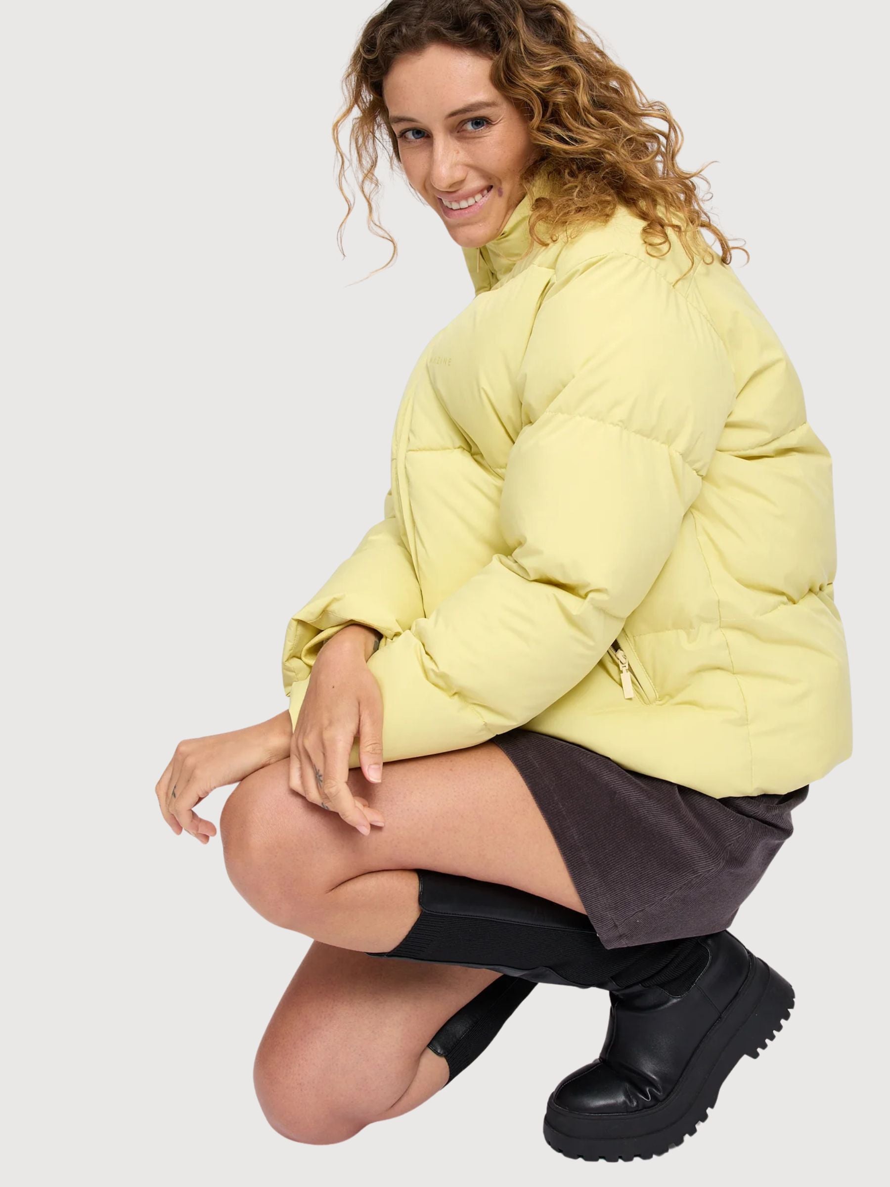 Giacca Loose Fit Verde Chiaro Donna | Mazine