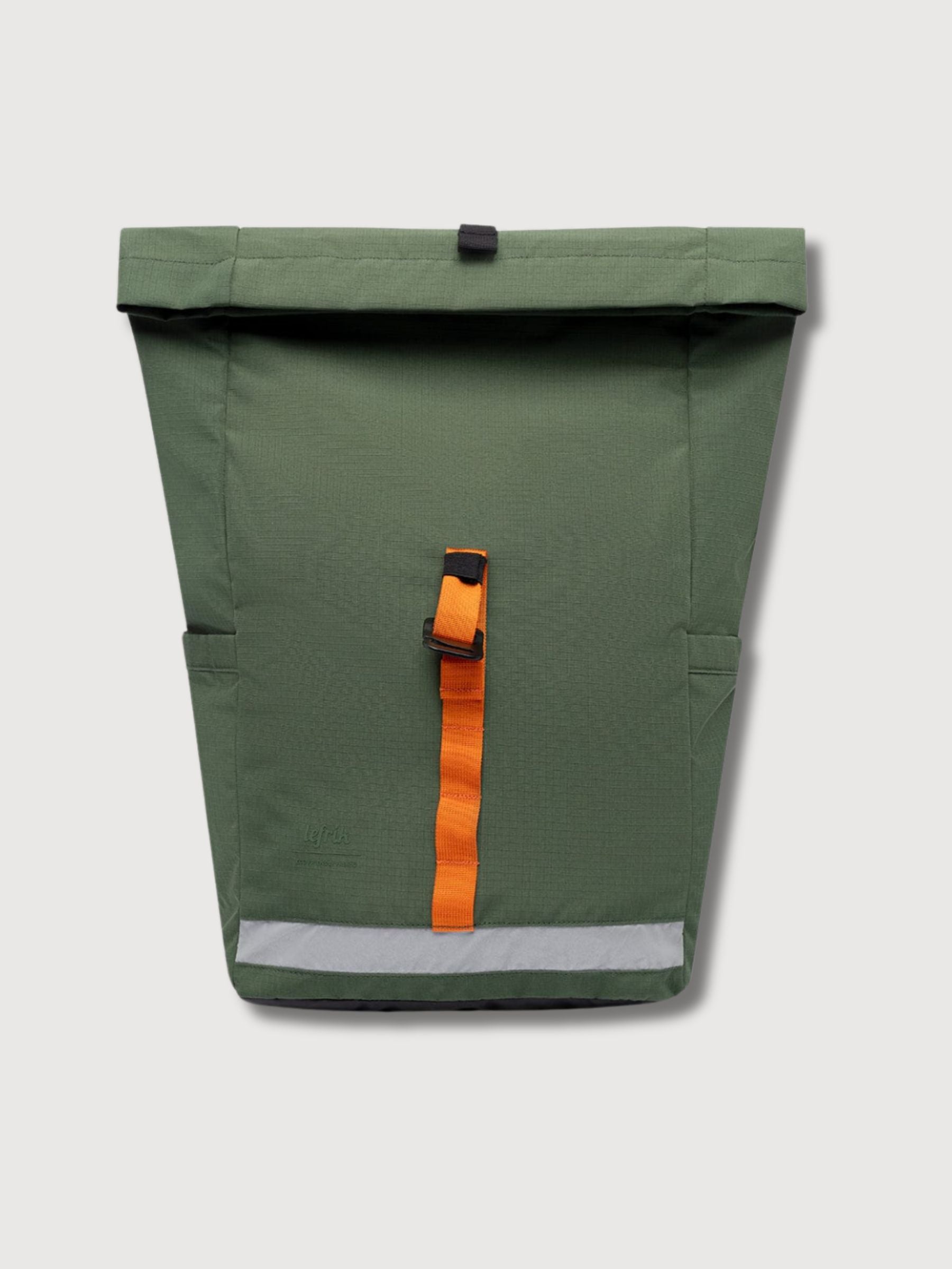 Rucksack Lars Roll Ripstop Green in recyceltem Polyester | LEFRIK