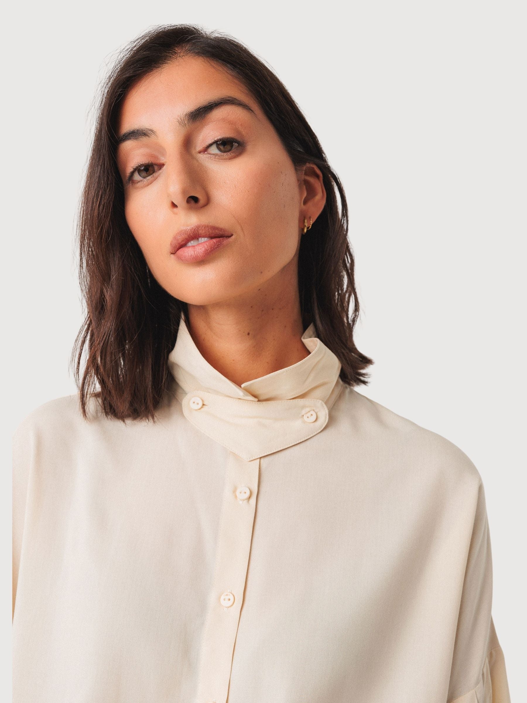 Shirt Lone Beige Woman | Skfk
