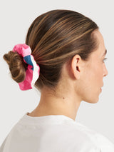 Scrunchie a blocchi astratti multicolore | DEDICATED