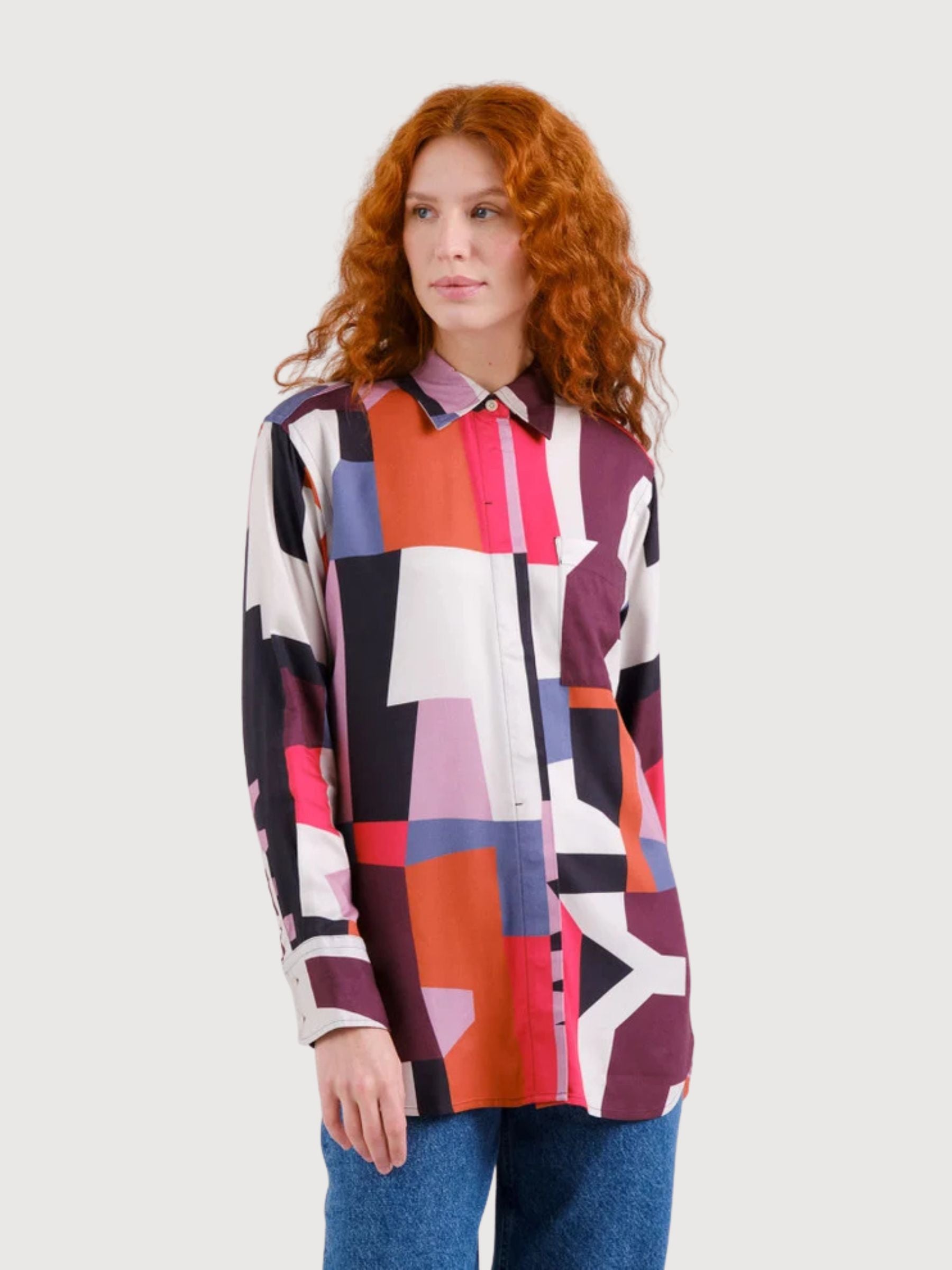 Shirt Kosta Abstract Multicolor Woman | Dedicated