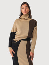 Skirt Loiate Gots Cotton Beige | Skfk