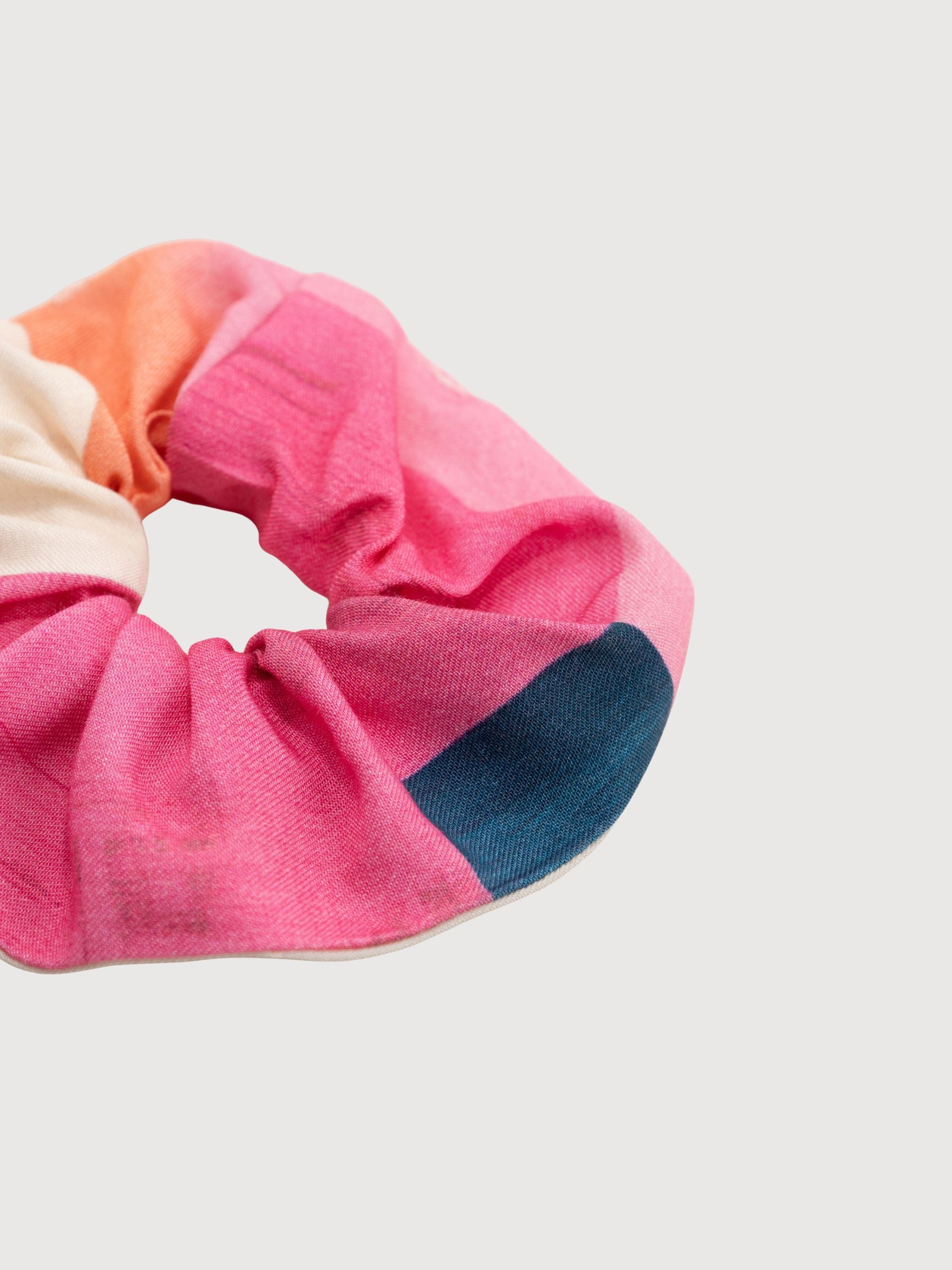 Scrunchie a blocchi astratti multicolore | DEDICATED