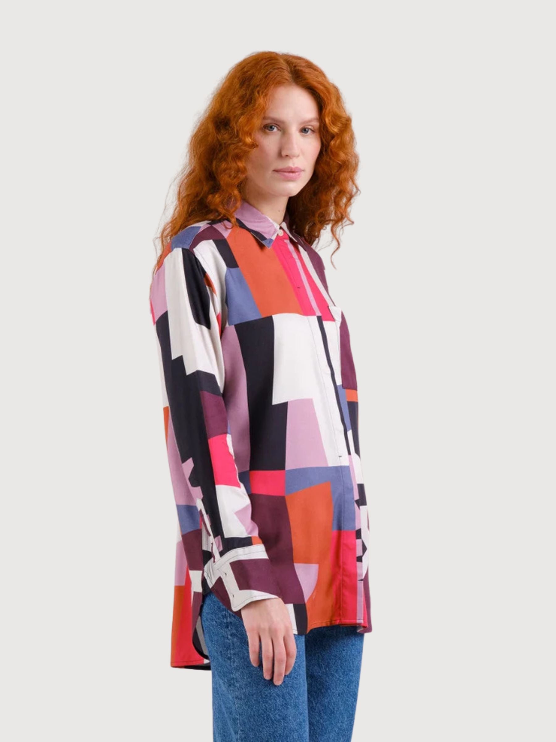 Shirt Kosta Abstract Multicolor Woman | Dedicated