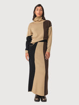 Skirt Loiate Gots Cotton Beige | Skfk