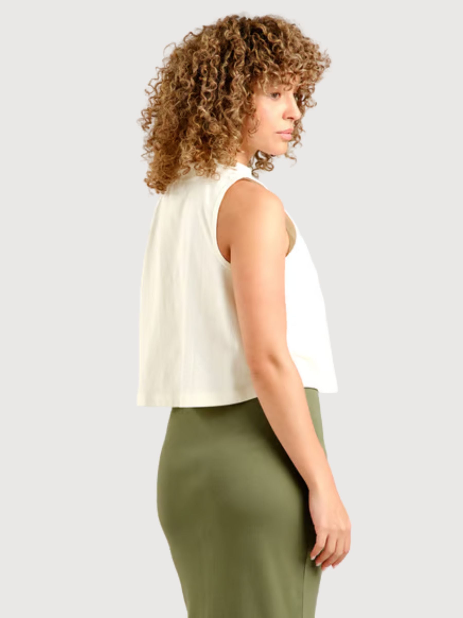 Top Namsos Canapa Bianco sporco Donna | DEDICATED