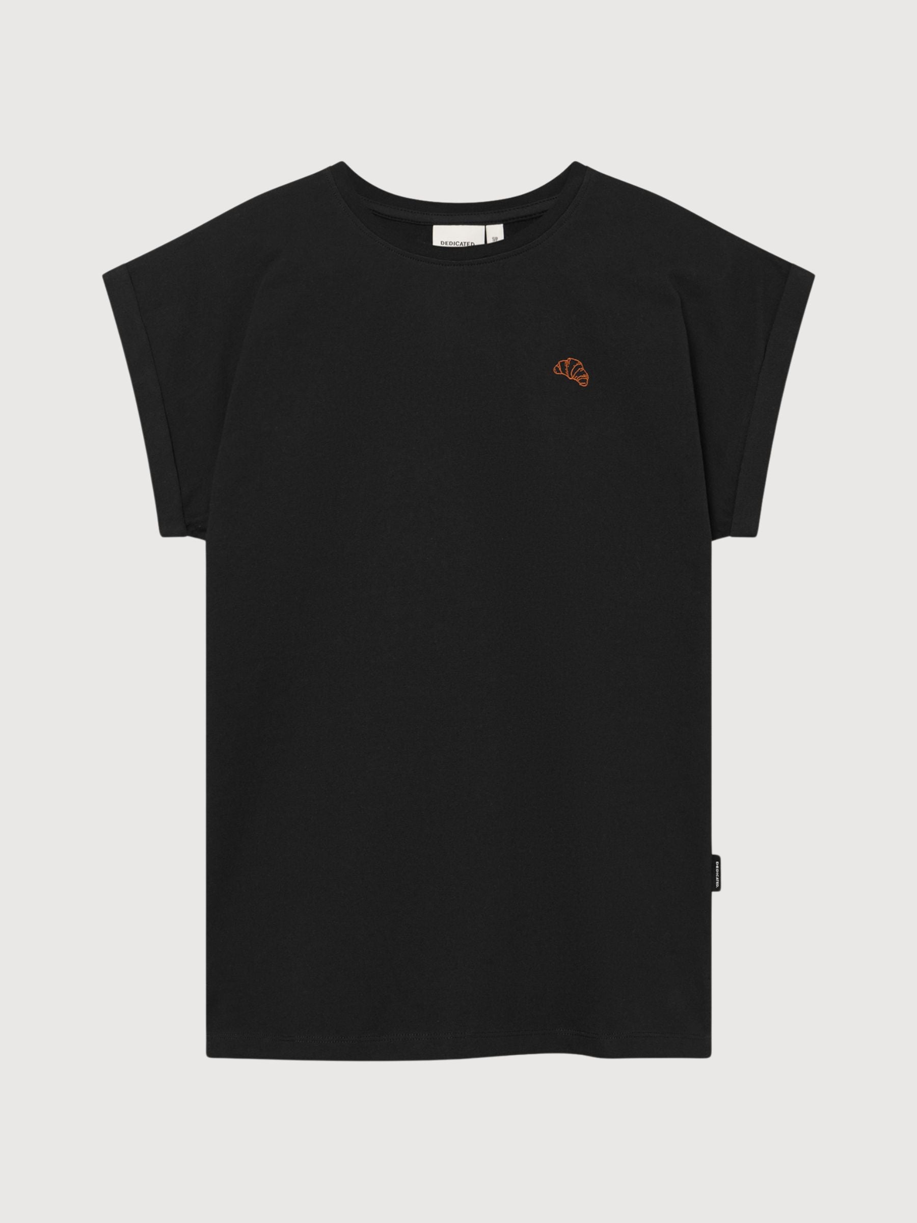 Visby Croissant Embroidered T-shirt | DEDICATED