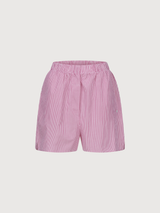 Shorts Popeline Righe RosaVioletto | Another Brand