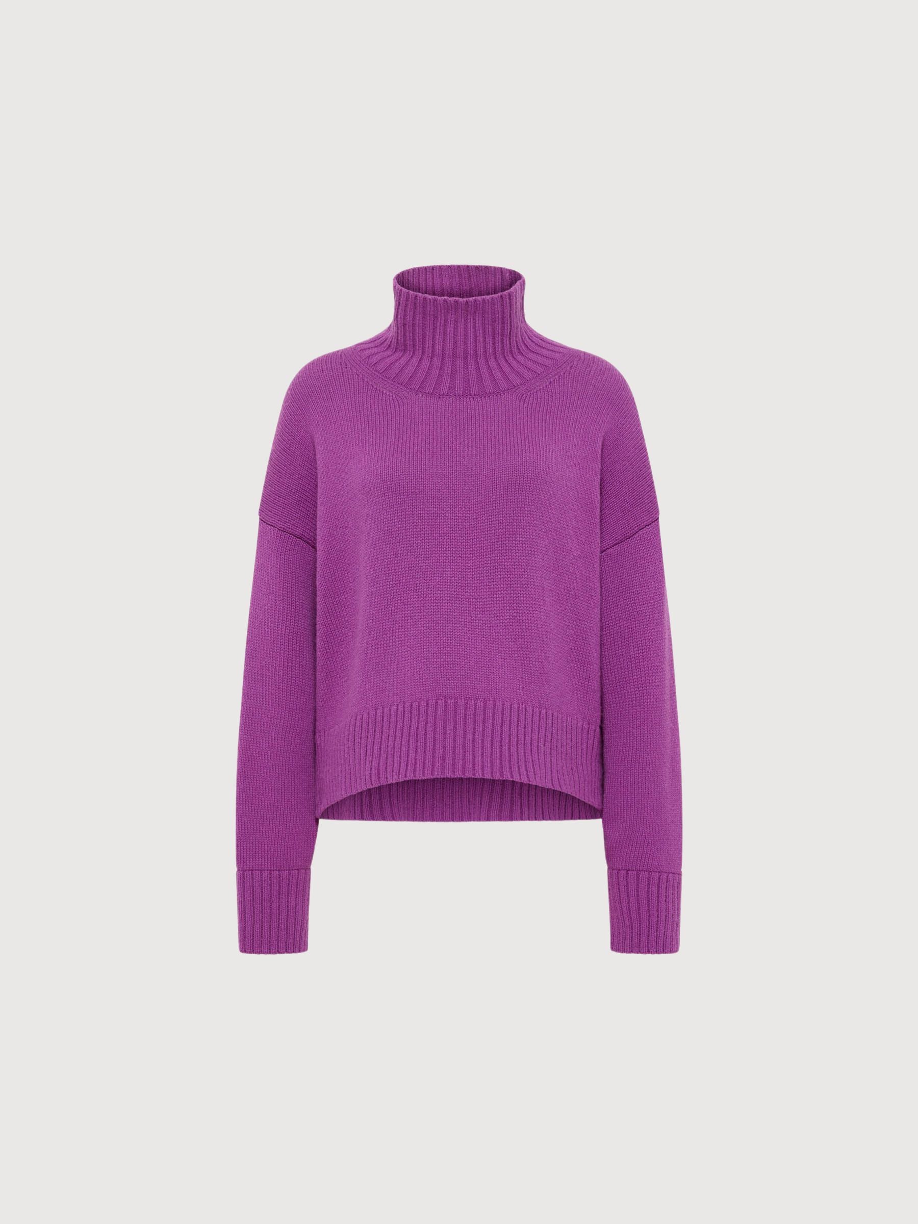 Übergroßer violettes Frau Pullover | Lanius