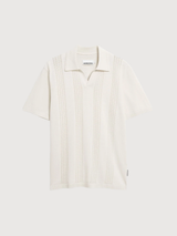 BAUMWOLL-STRICK-POLOSHIRT Pure | ARMEDANGELS