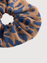 Elastico per capelli a costine Leopard Marrone Chiaro | DEDICATED