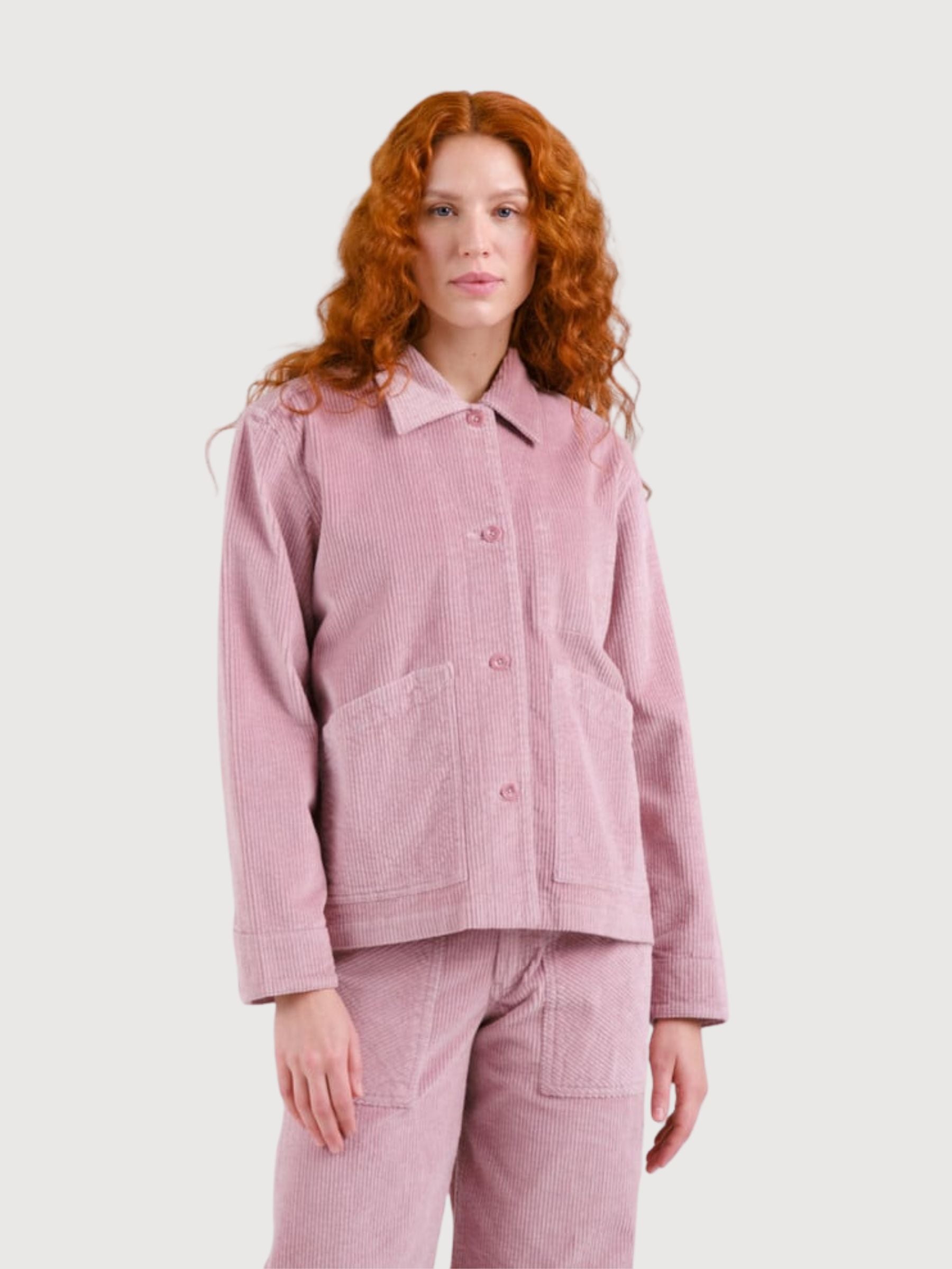 Curdroy Jacket Stiby Pink | Dedicated