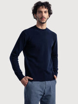 Ferruccio Wollpullover Navy Herren | Rifo