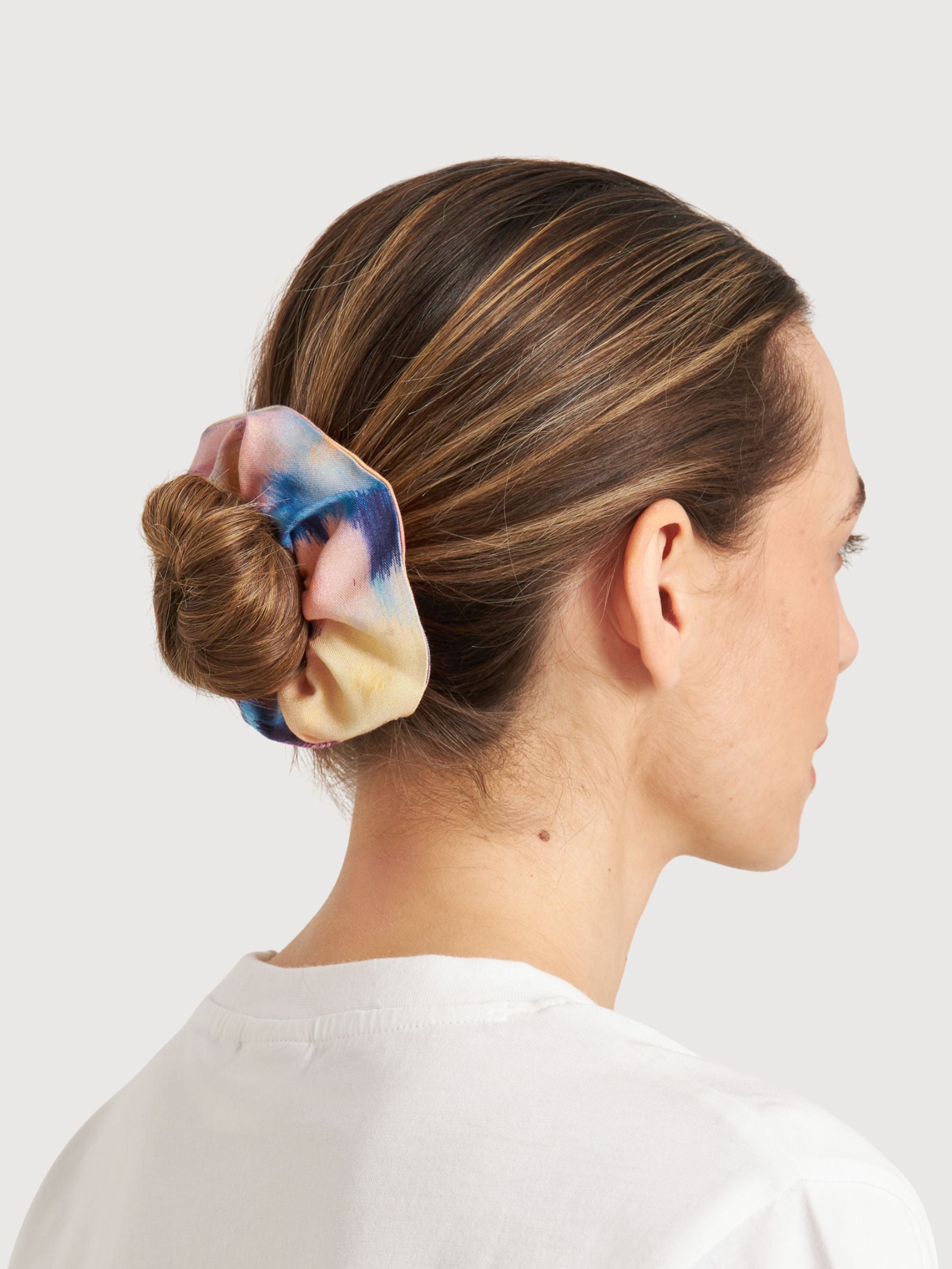 Scrunchie Ikat Fantasia Multicolore | DEDICATED