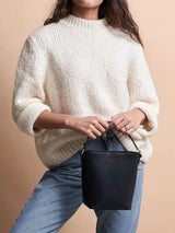 Bag Bobbi Midi Black Leather | O My Bag