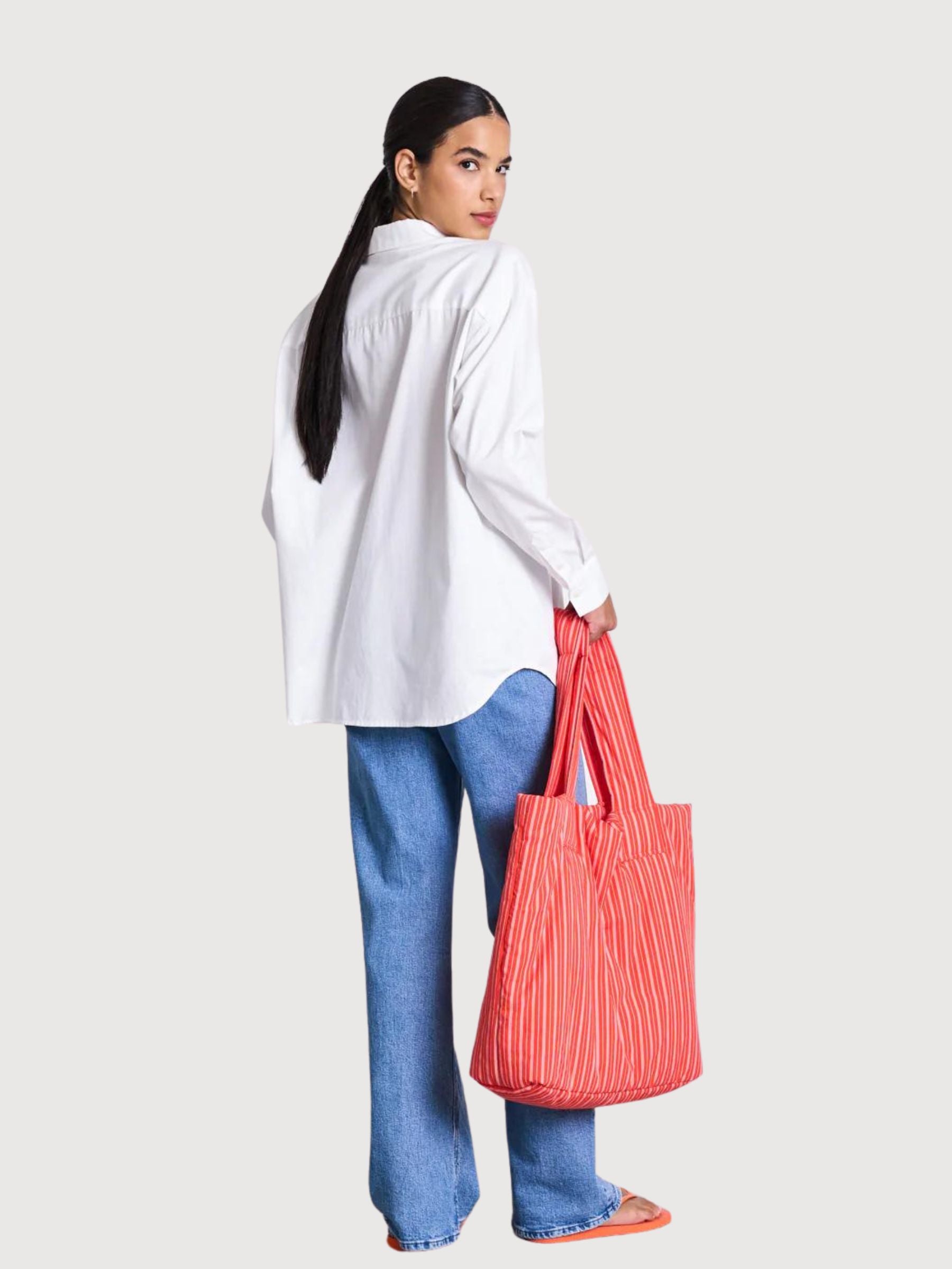 Marmo White Oversized Woman Blouse | Jan N June