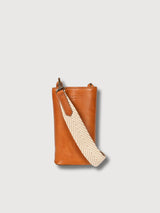 Charlie Phone Bag Cognac Leather | O My Bag