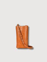 Phone Bag Charlie Cognac Leather | O My Bag