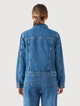 Giacca Jeans Callisto in cotone organico da donna | Dawn