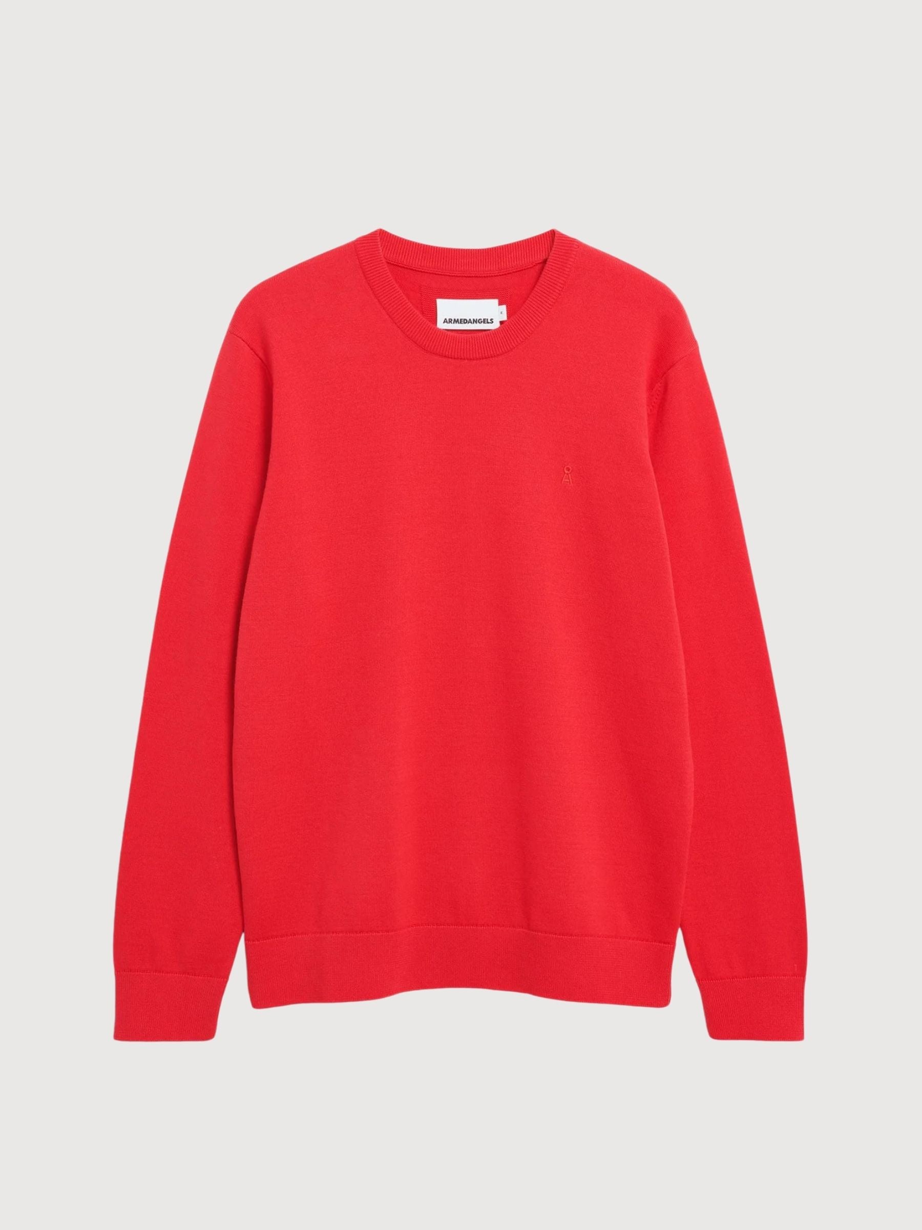 Sweater Loukaa Man Mars Red | Armedangels