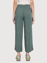 Pantaloni a gamba larga in viscosa da donna | Mazine