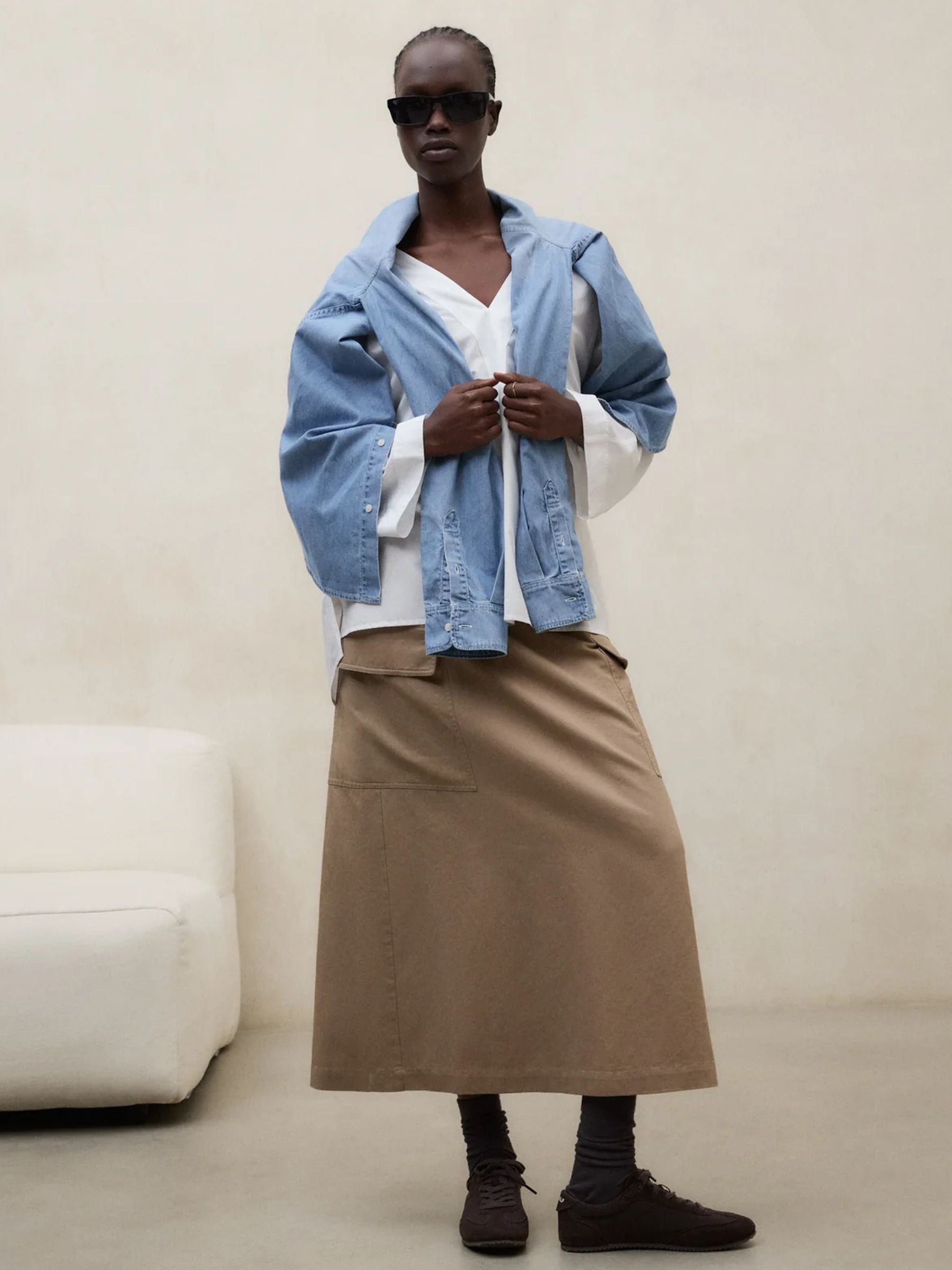 PIA SHIRT DONNA Bianca | Ecoalf
