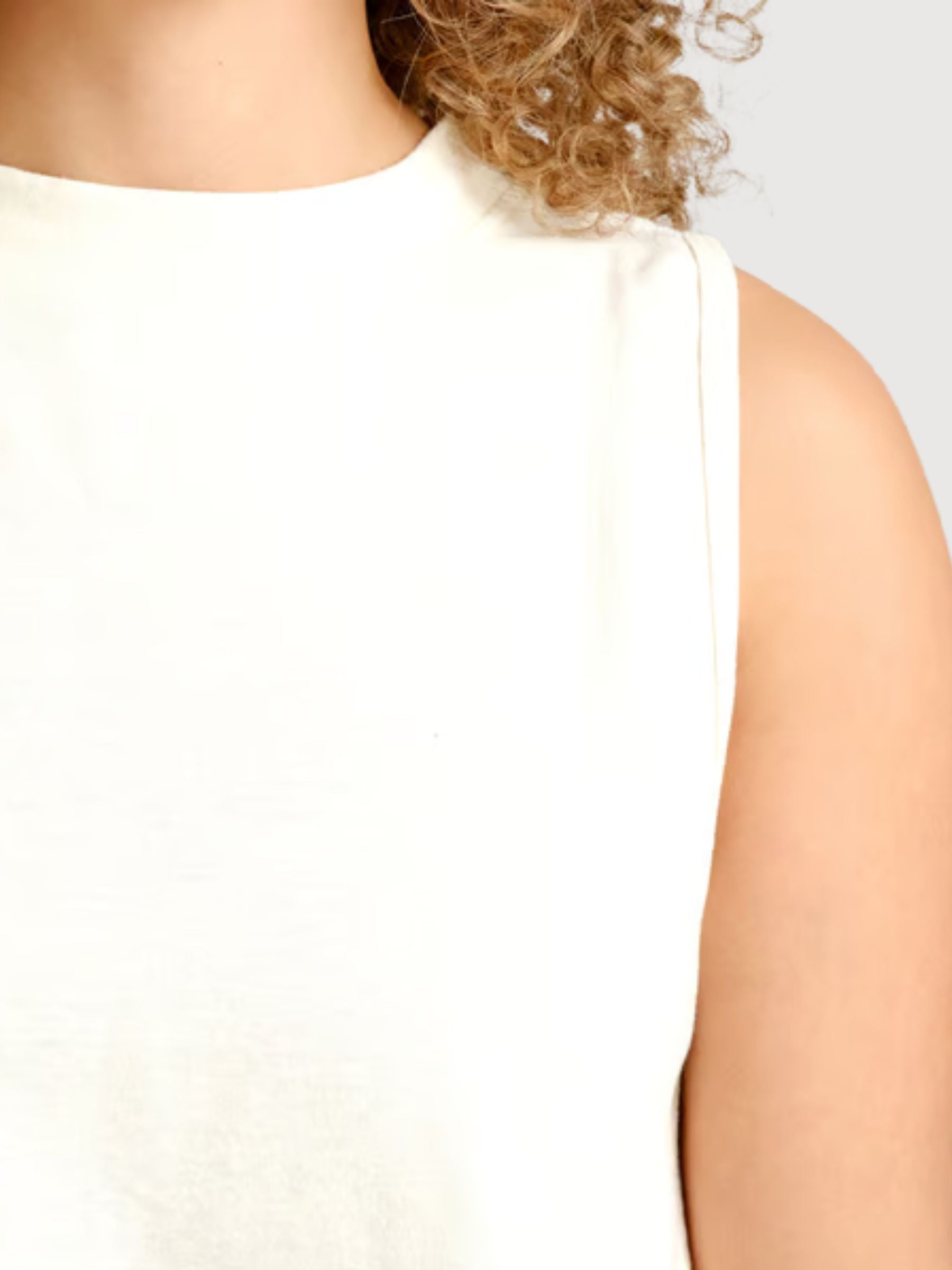 Top Namsos Canapa Bianco sporco Donna | DEDICATED
