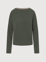 Pullover Nicoletta Lana Verde Scuro | Stapf