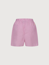 Shorts Popeline Righe RosaVioletto | Another Brand