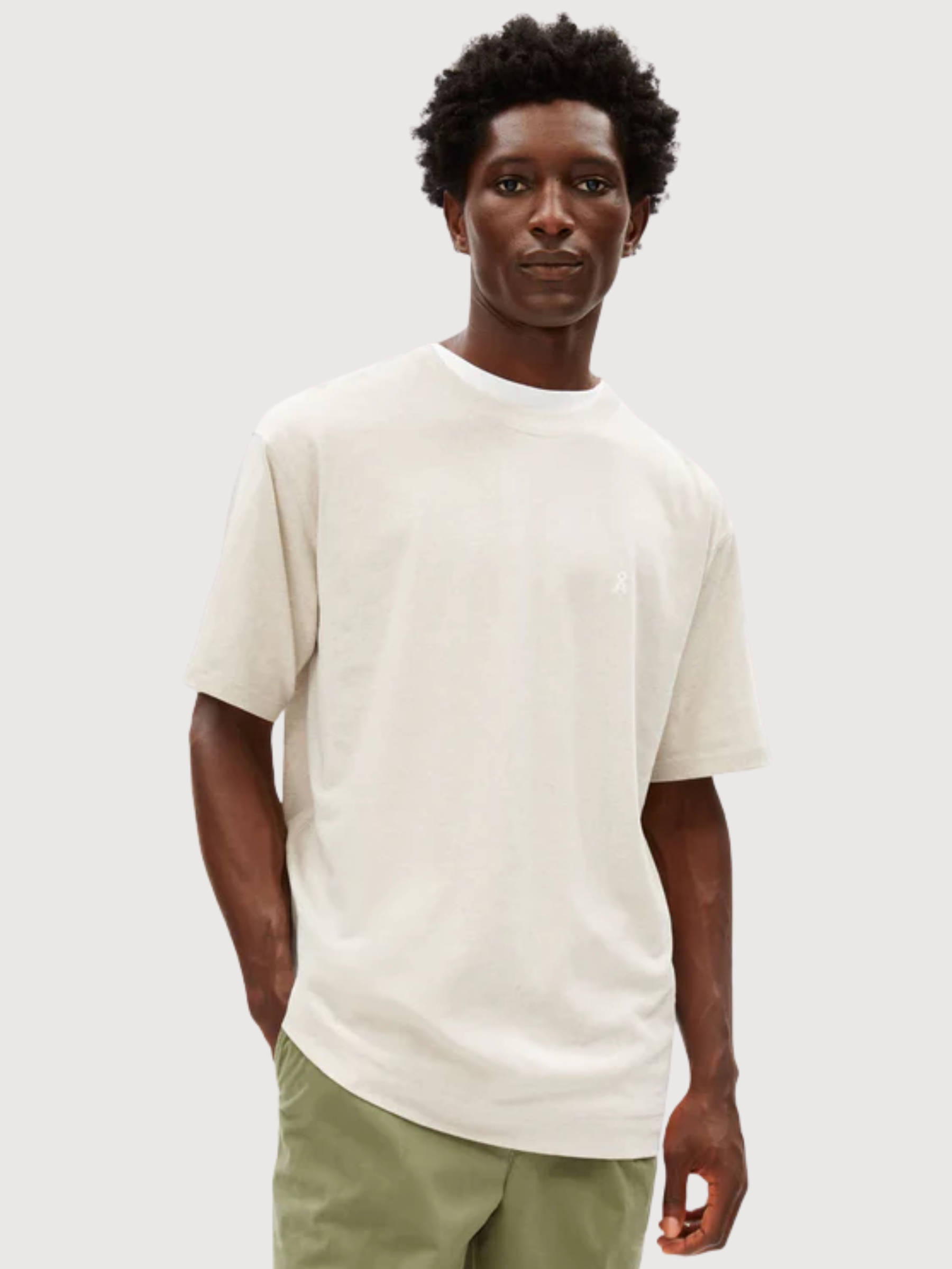 T-Shirt in Lino Misto Maarkos Pure | Armedangels