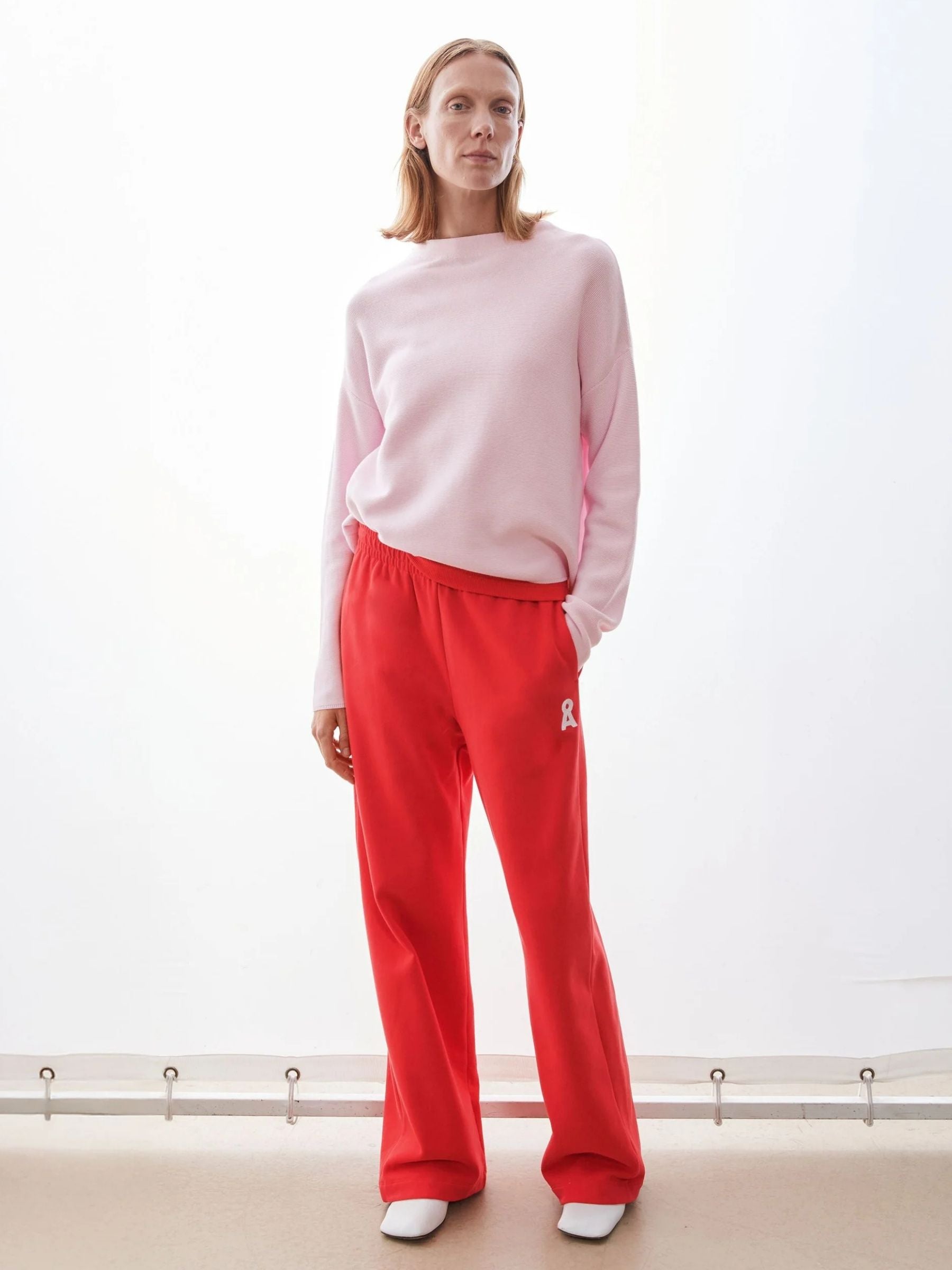 Merinaa Links Links Sweater Pink Mist | ARMEDANGELS