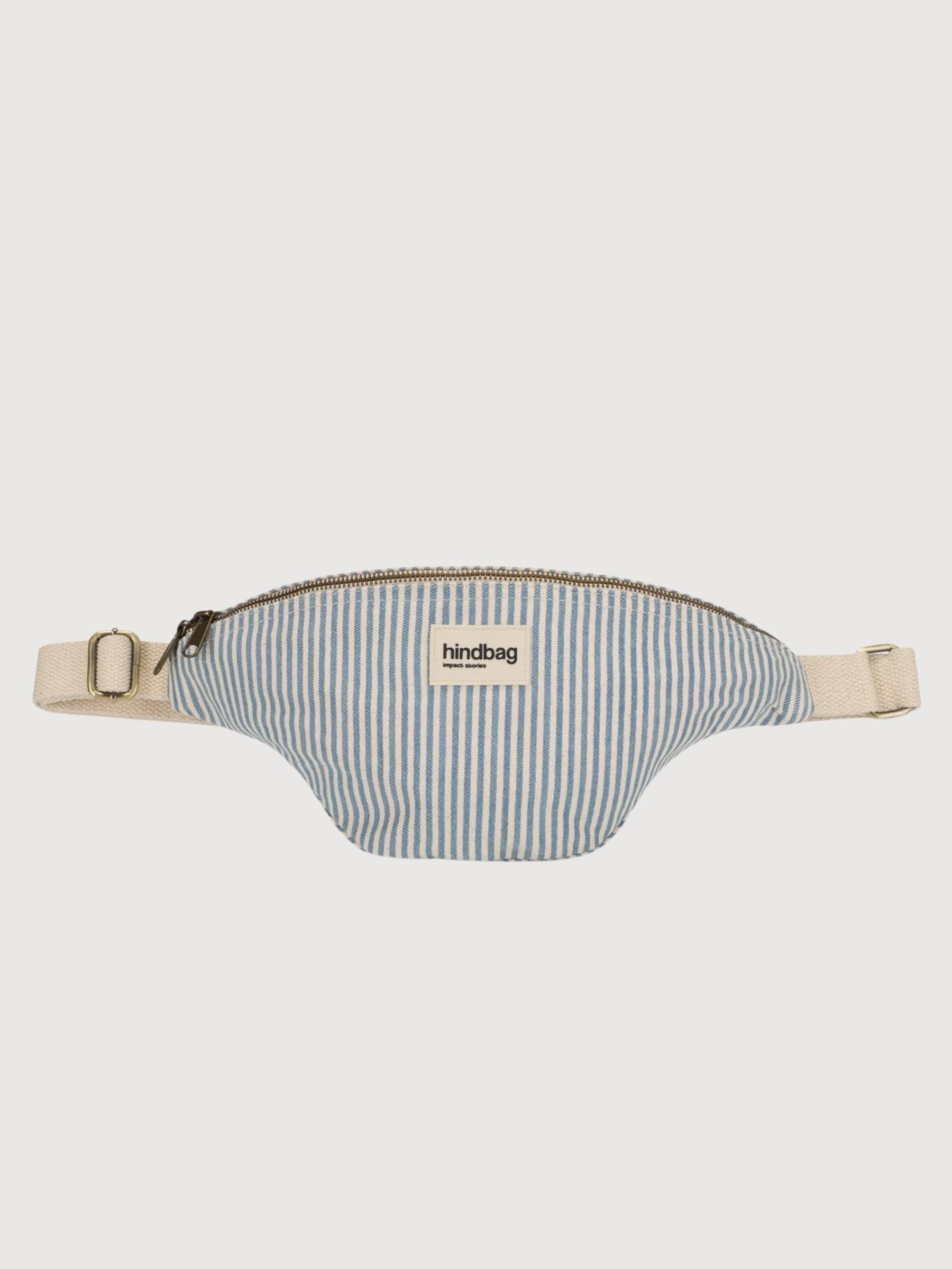 Marsupio Fanny Olivia Righe Blu | Hindbag