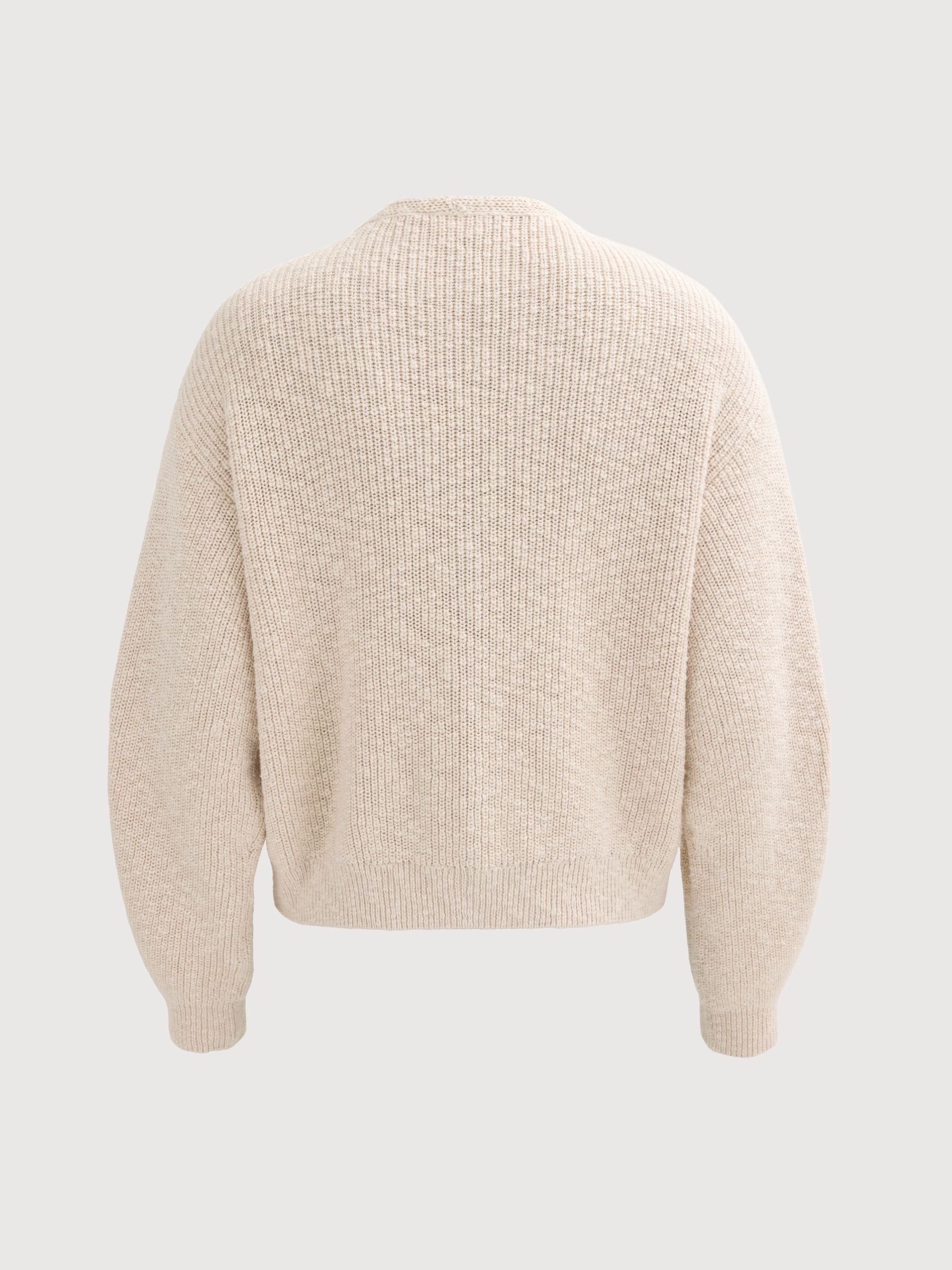Cardigan Ribbed Natural for Women | PEOPLE WEAR ORGANIC