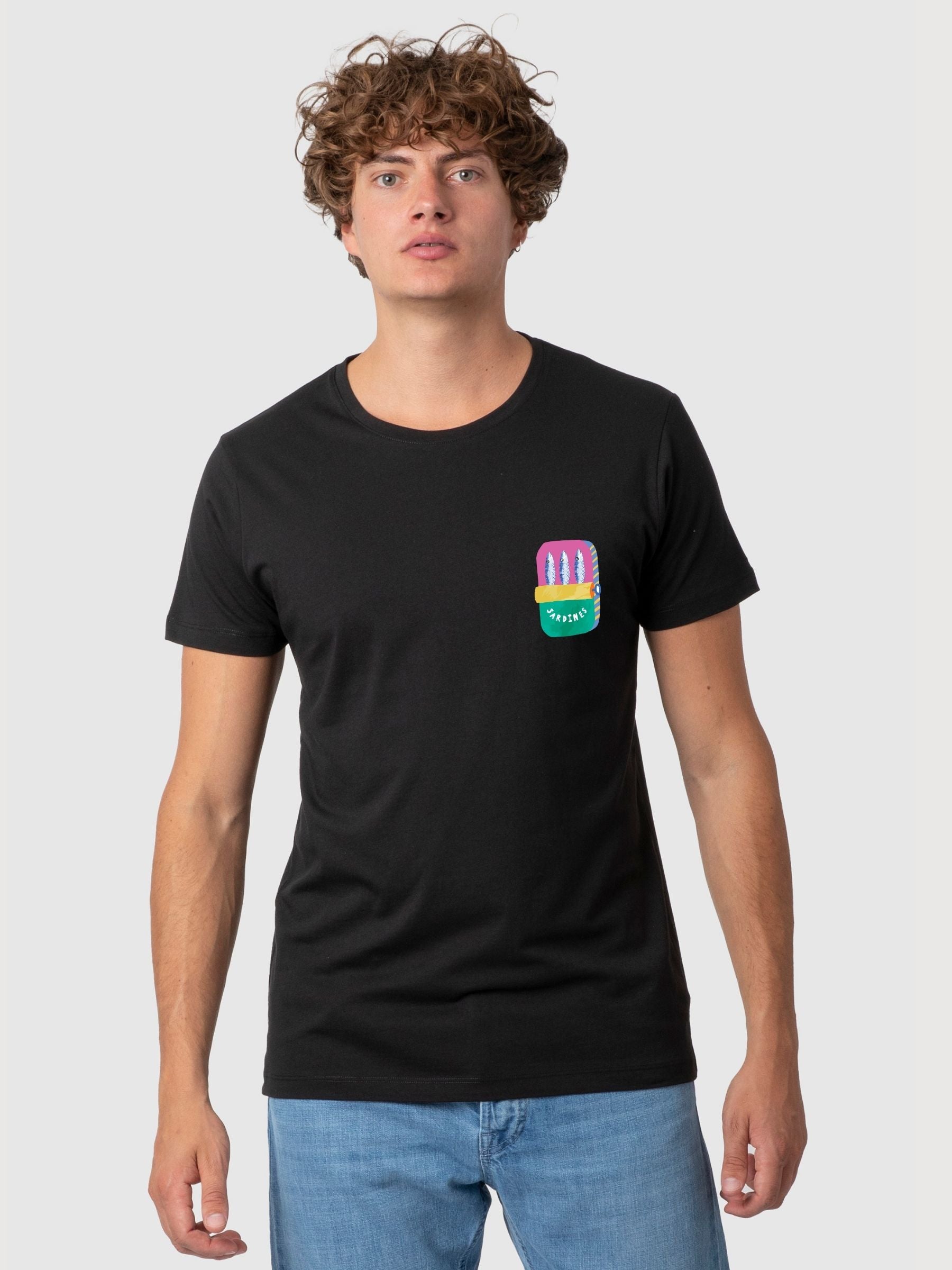 Daniel T-shirt Sardine Black | Re-Bello