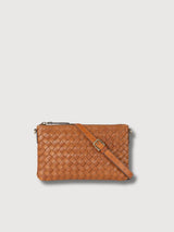 Bag Lexi Cognac Woven Leather | O My Bag