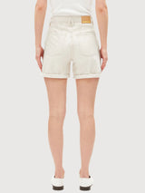 Shorts di jeans Sheaari tinti senza coloranti da donna | ARMEDANGELS