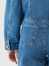 Giacca Jeans Callisto in cotone organico da donna | Dawn