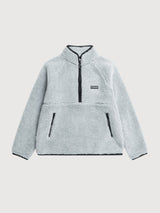 Jacket Fleece Teddy White Woman | Nikin