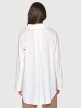 Camicia Chambray Bianco Cotone organico | Knowledge Cotton Apparel