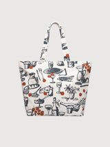 Beach Bag Sundre Dinner Time Blue | DEDICATED