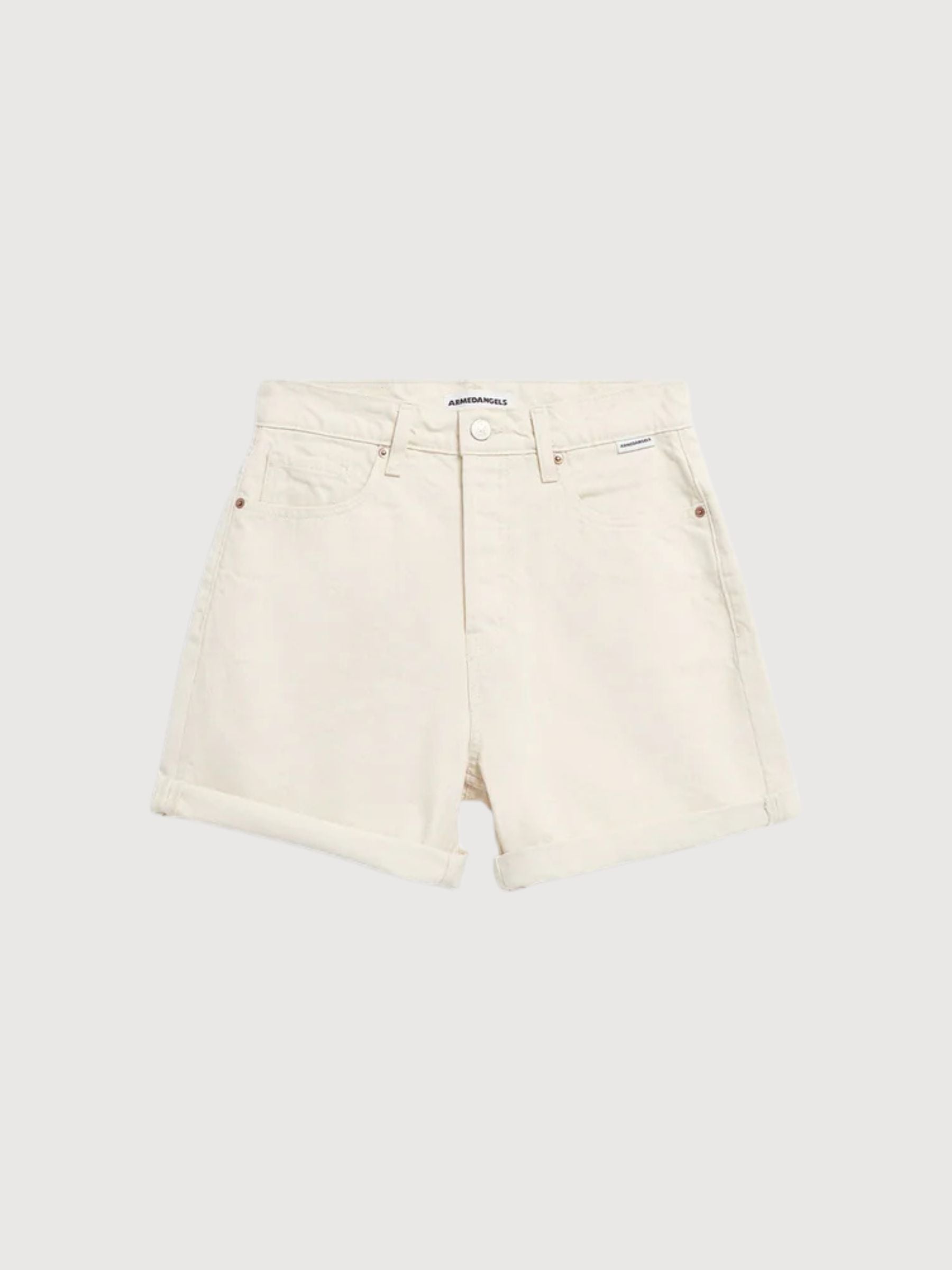 Shorts di jeans Sheaari tinti senza coloranti da donna | ARMEDANGELS