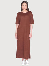 Dress Brown Linen | Knowledge Cotton Apparel